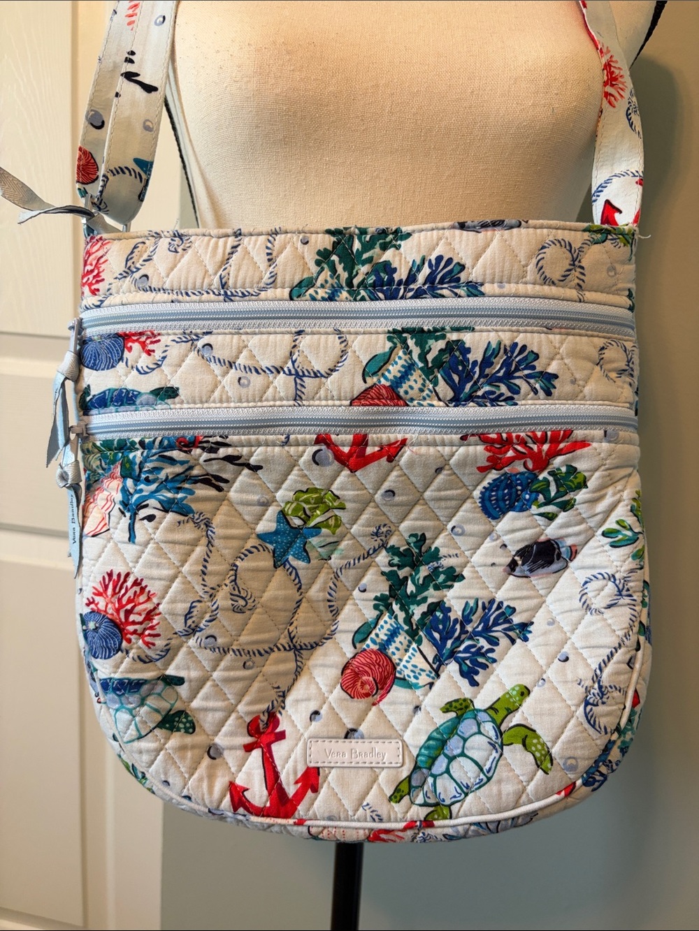 Vera Bradley Anchors Away Quilted Crossbody Bag